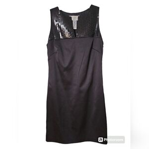 NWT Eliza J Sequins Black Dress size 4